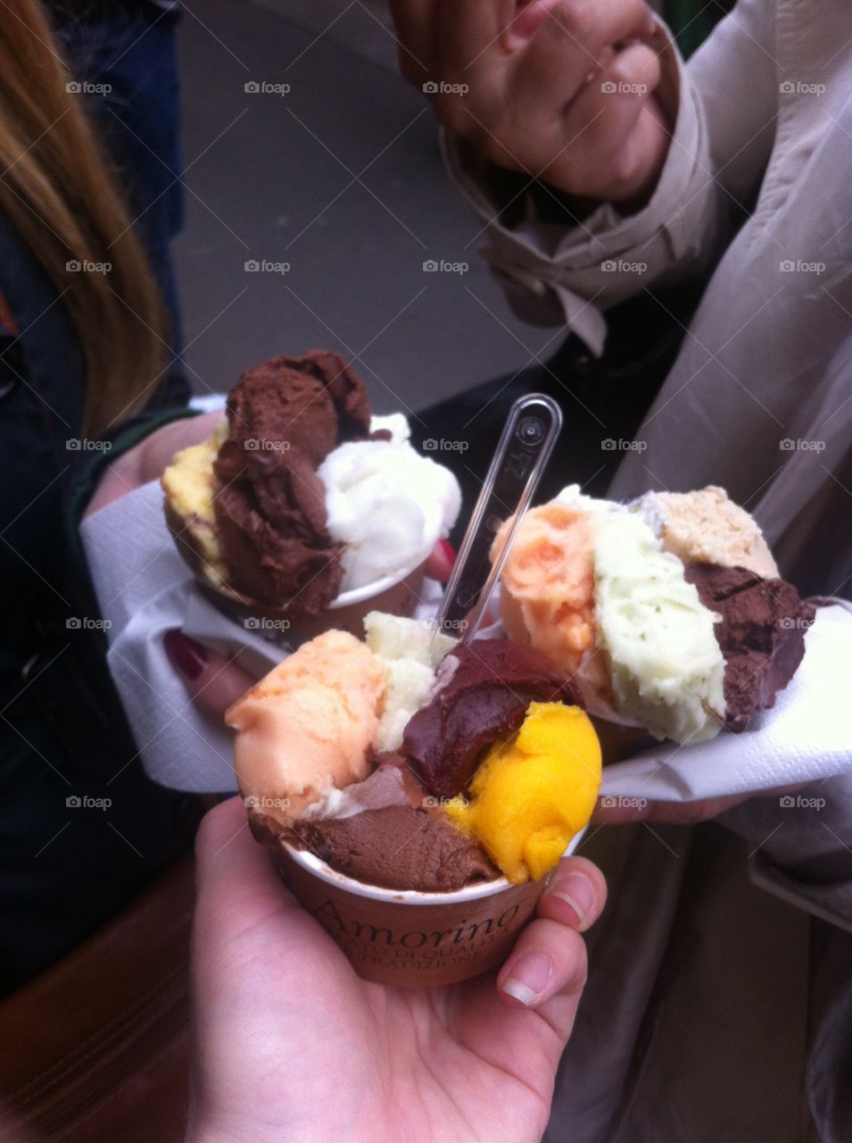 Ice cream in Paris 