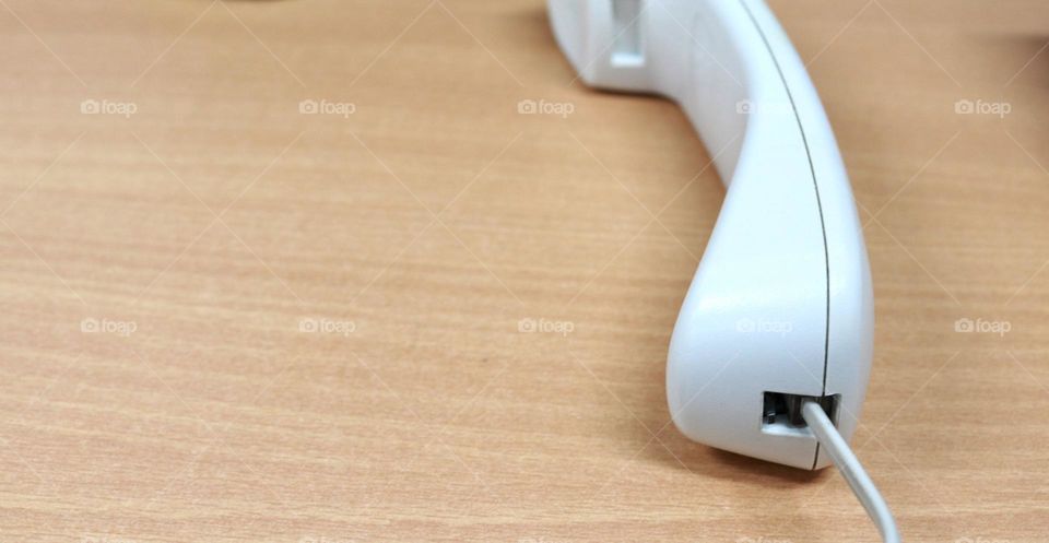 Photo of the phone on the table