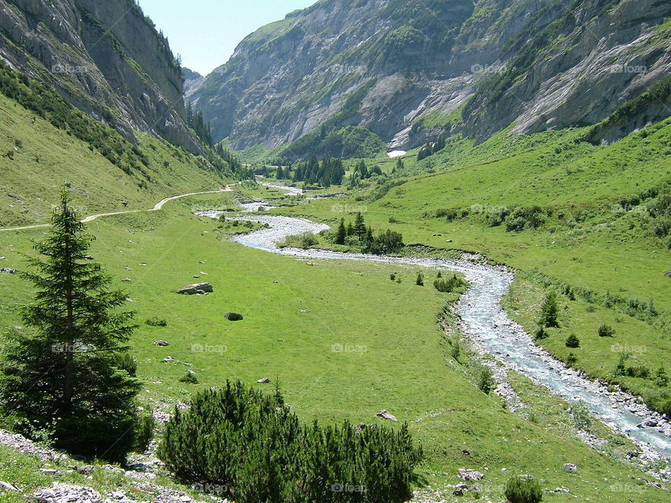 Valley in Switzerland