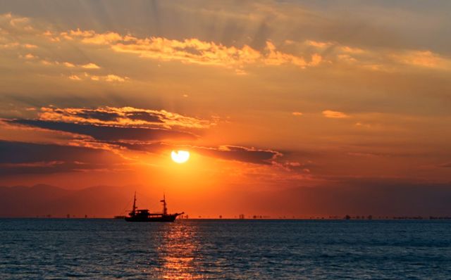 Scenic view of sunset