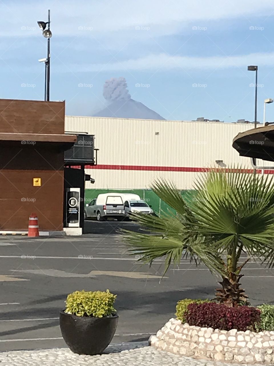 Volcán en actividad