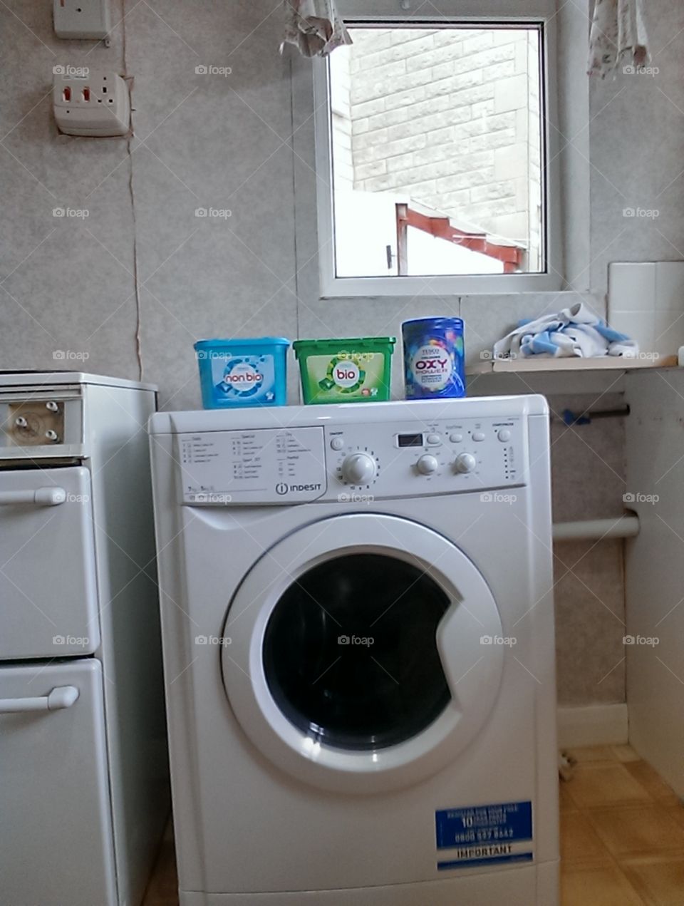 washing machine with consumables