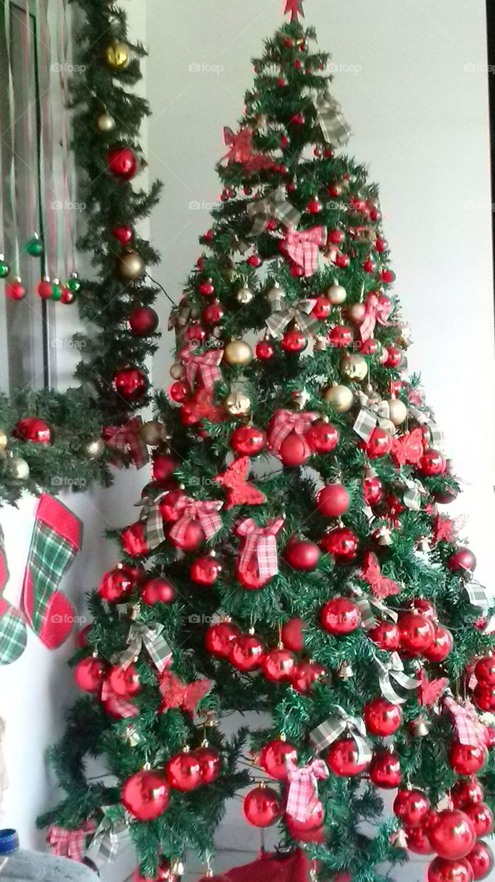 Linda árvore de Natal