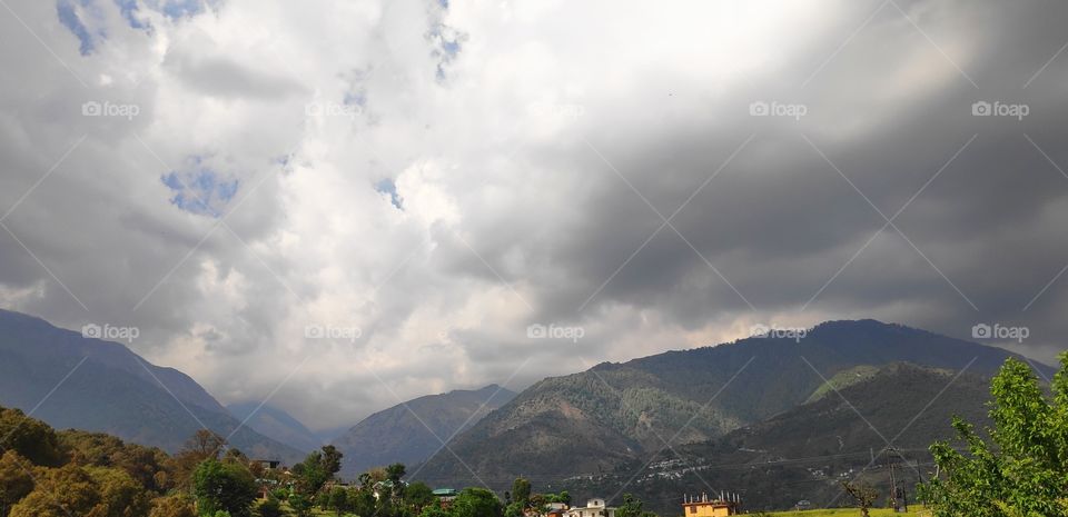 India himachal Pradesh clouds mountain