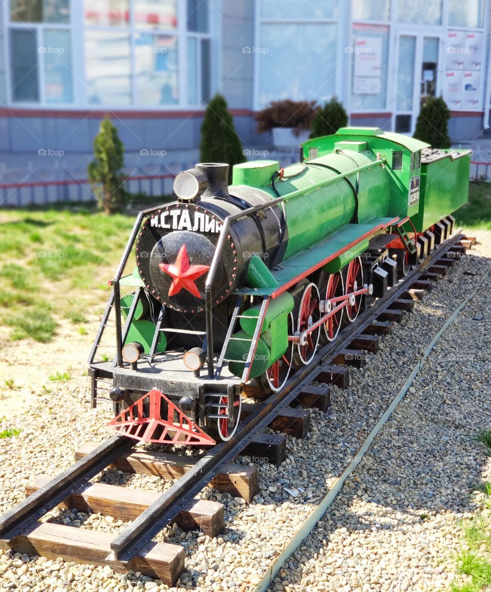 Small steam locomotive