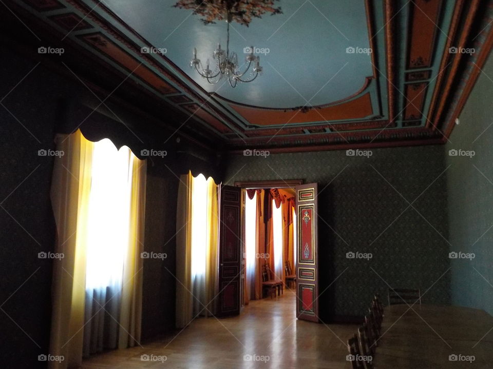 Inside Verkiai Palace Vilnius Lithuania 