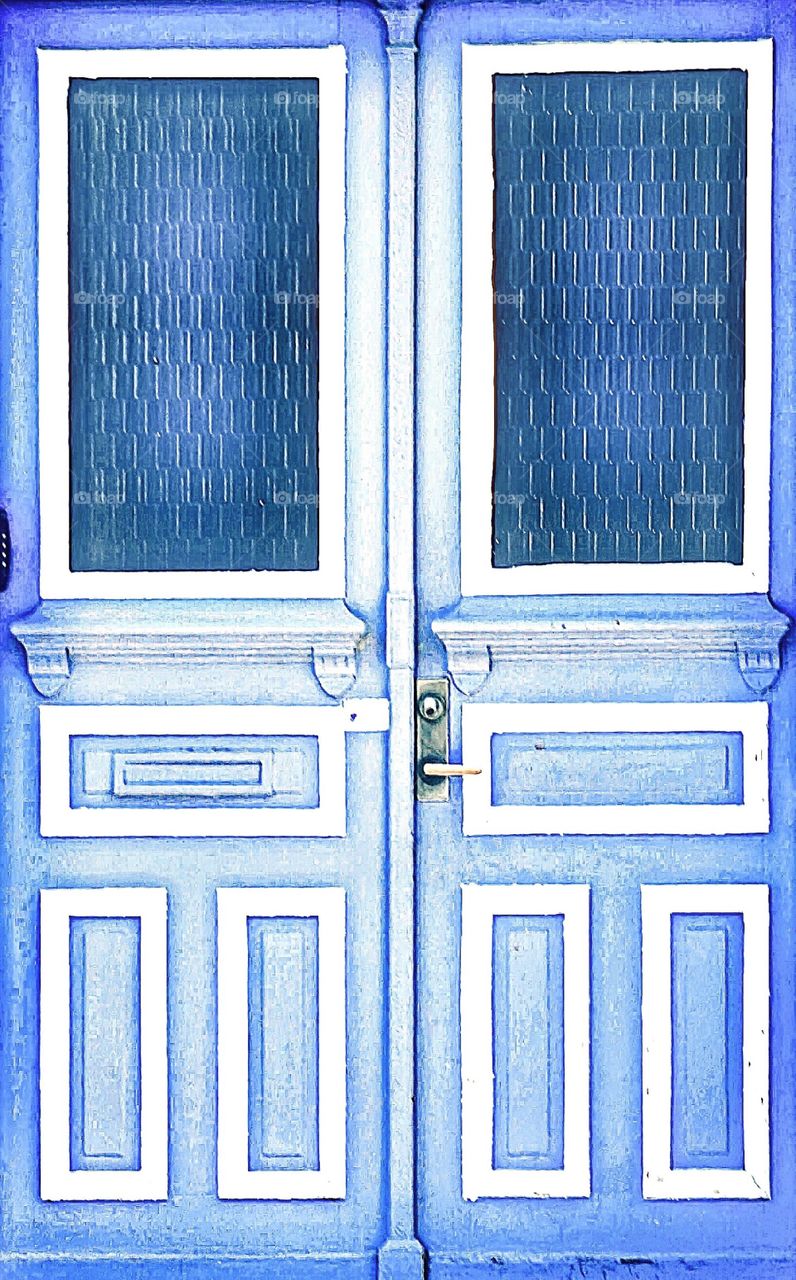 Blue doors