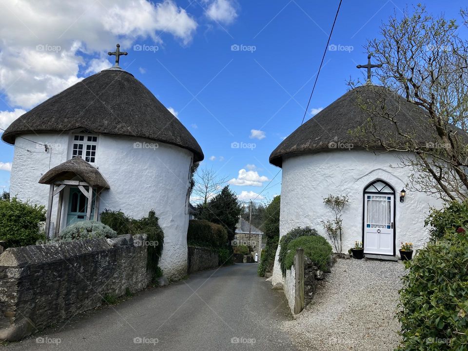 Round Houses in Veryan 