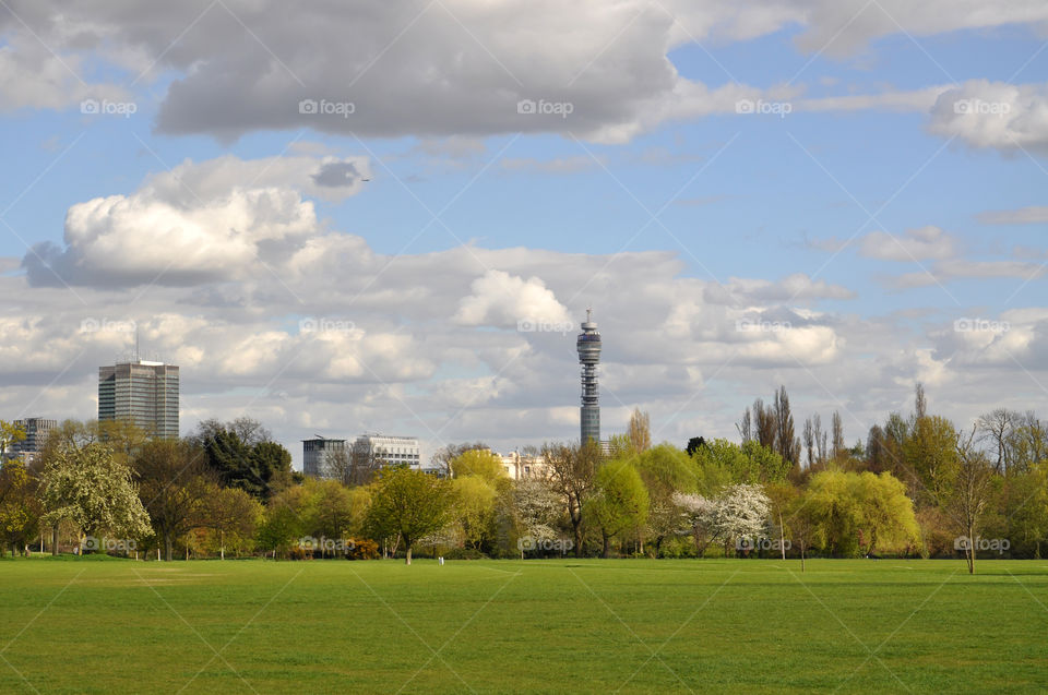 London view from the hill