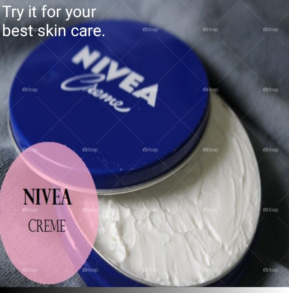 Always use nivea cream for bettet glow and best skin.