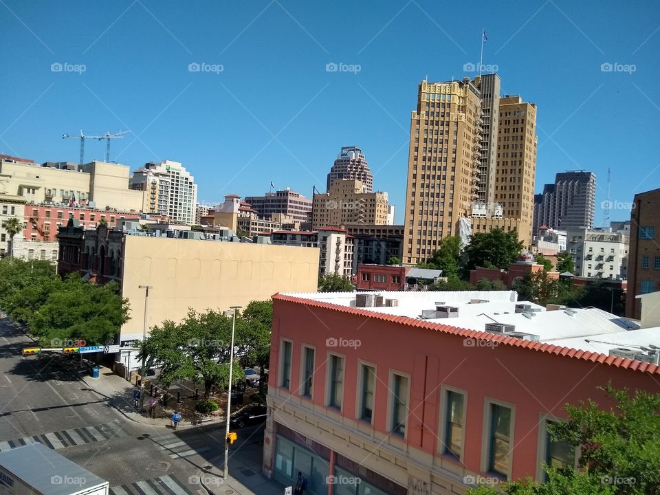 Downtown San Antonio, Texas taken with the Moto G6