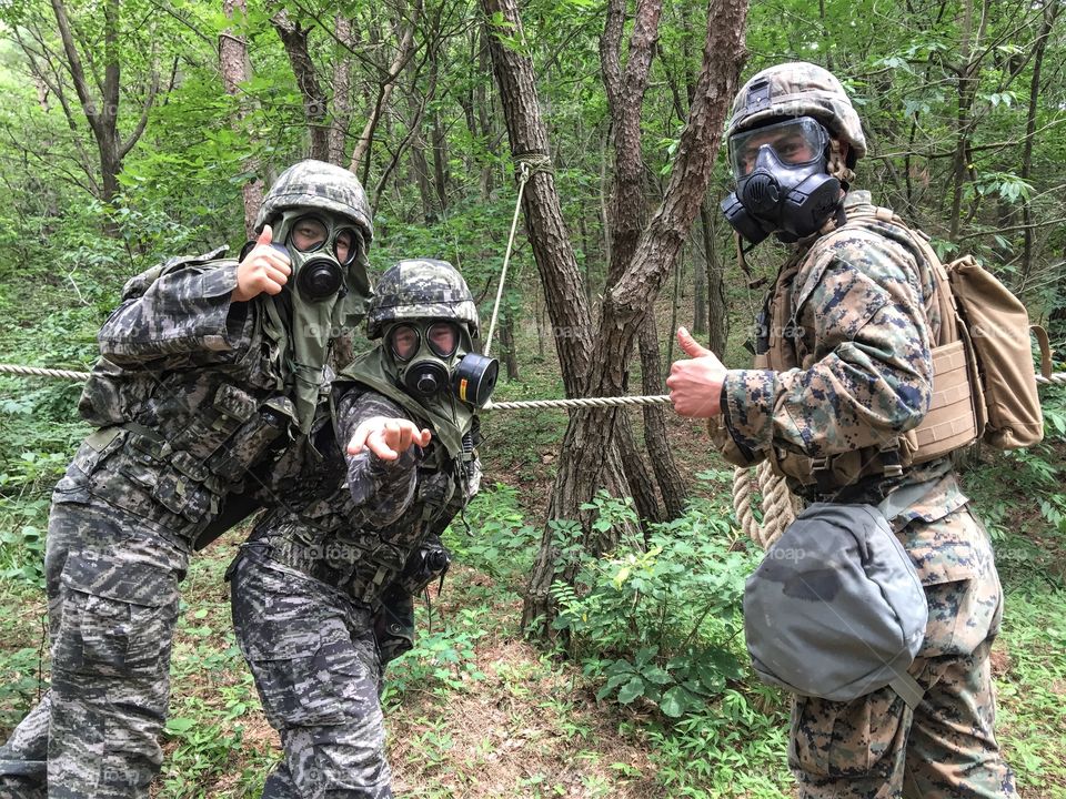 Combined Training Exercise with ROK Marines