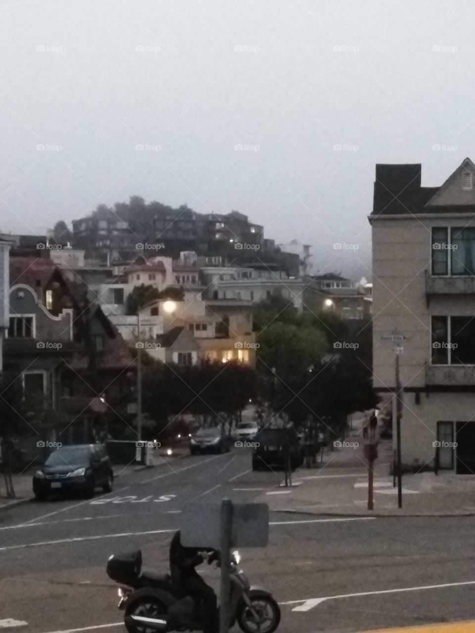 foggy day in San Francisco