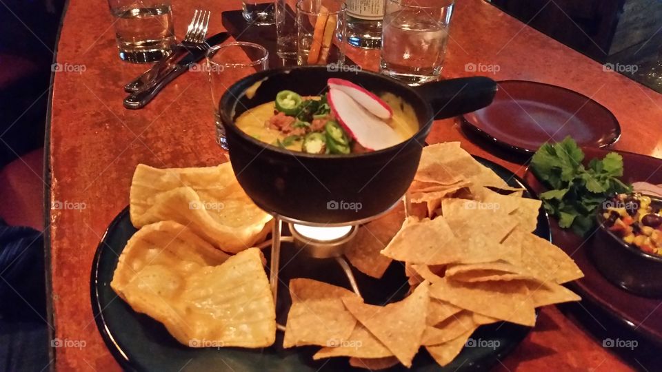 chorizo quest fondue. TRES in seattle