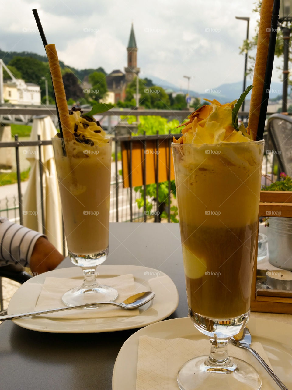 iced coffees in Salzburg