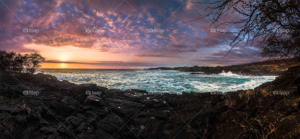 End of the world-  this is a 6 shot panorama during an awesome Hawaiian sunset