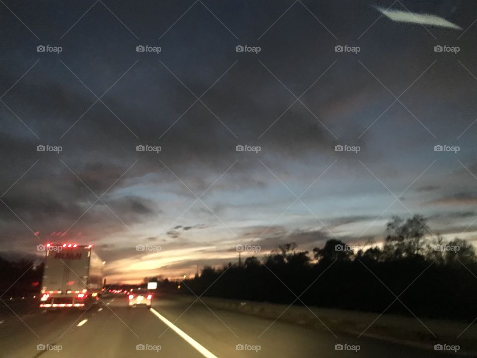 Sunset on NC