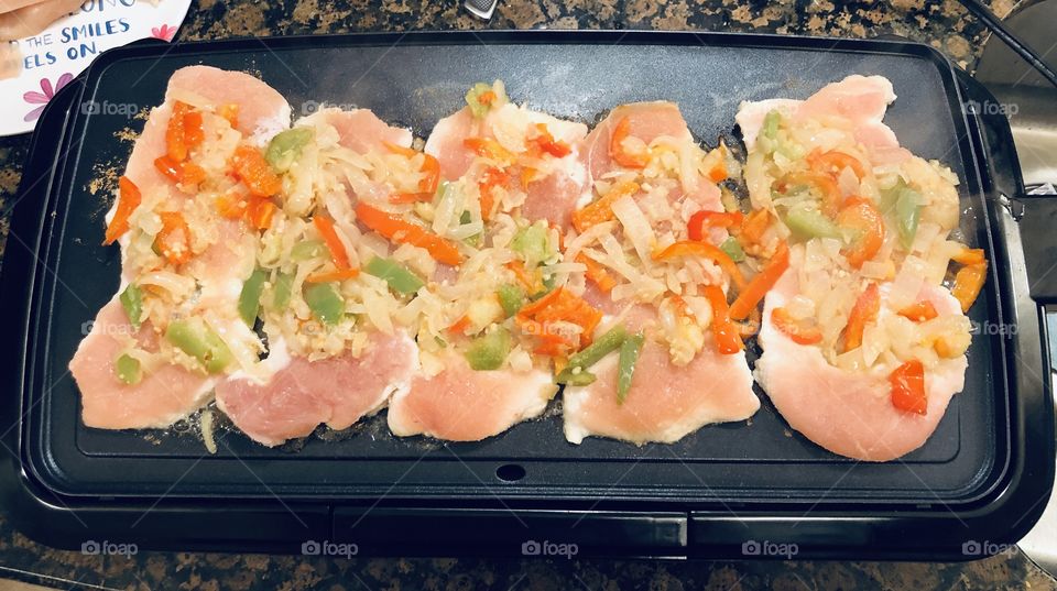 Chicken with vegetables 