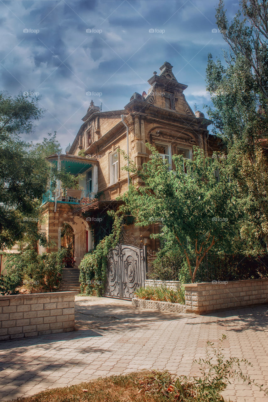 Old house in Yevpatoriya, Crimea