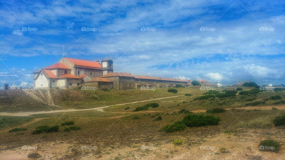 An old monastery view