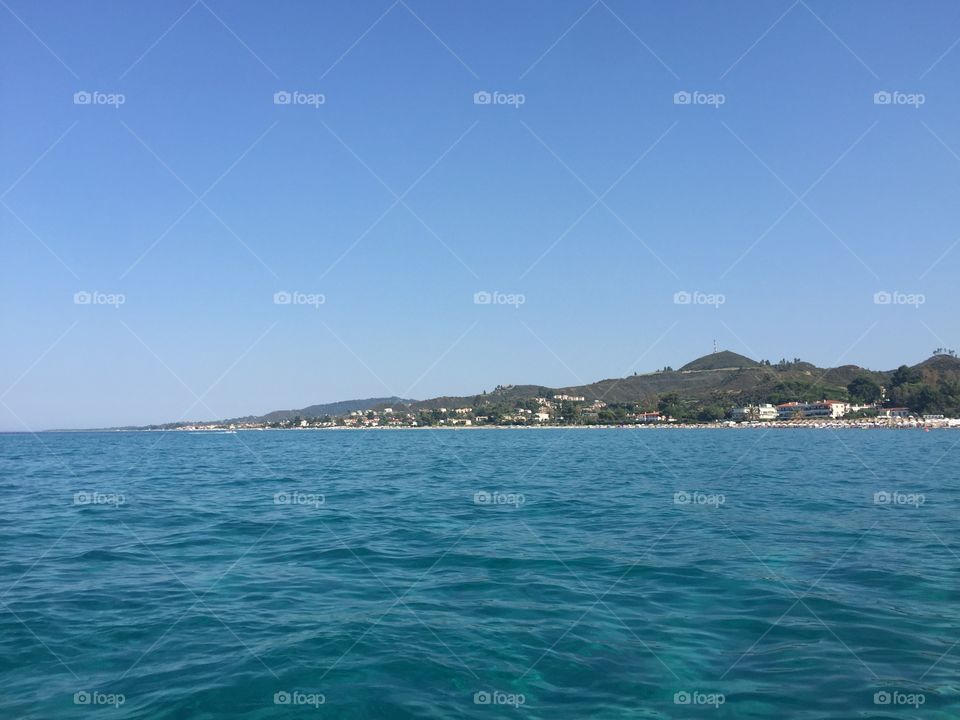 View from the sea 