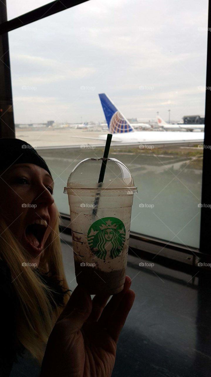 Starbucks in flight