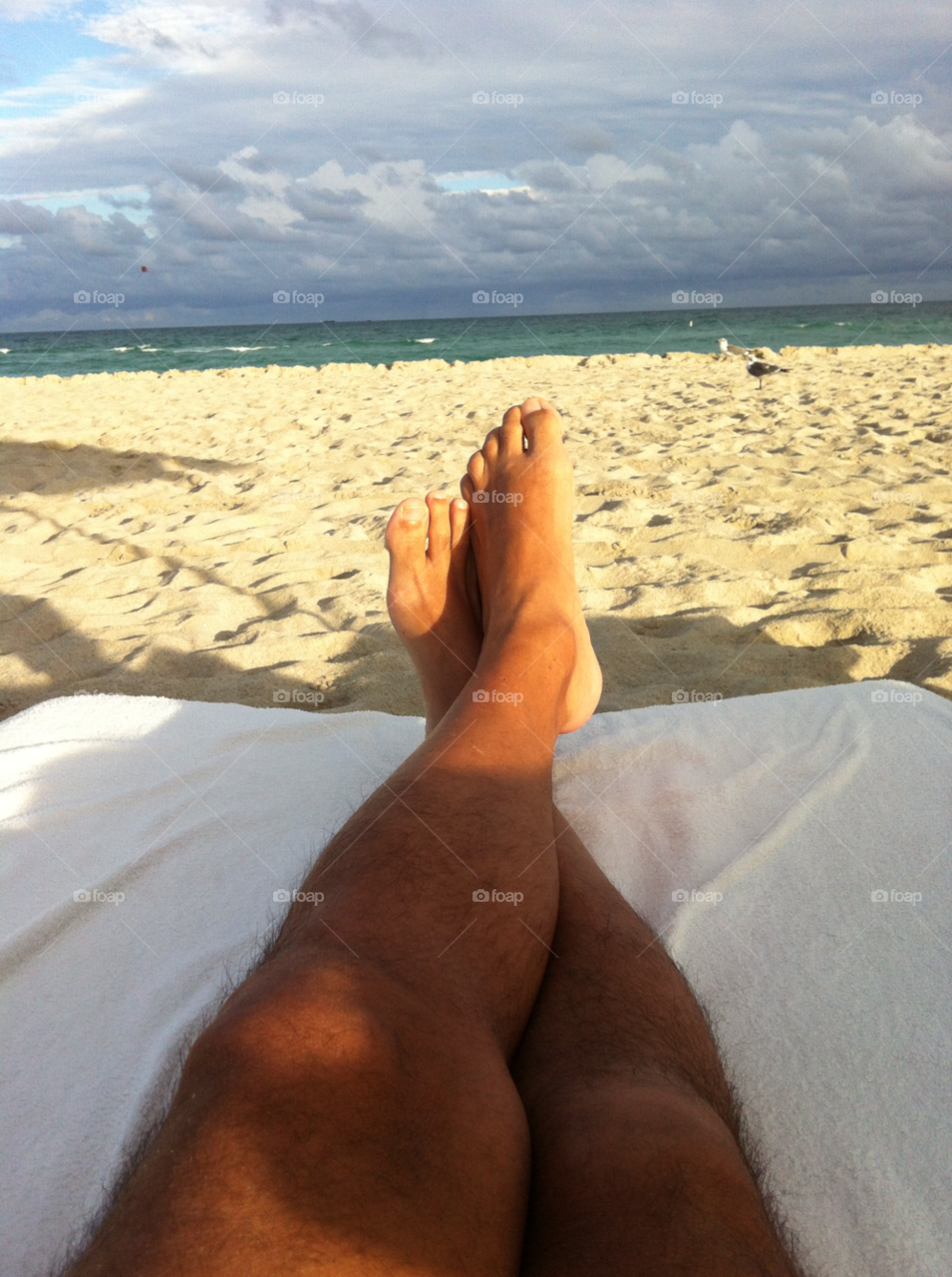 miami beach @ south beach beach clouds by habitatweston