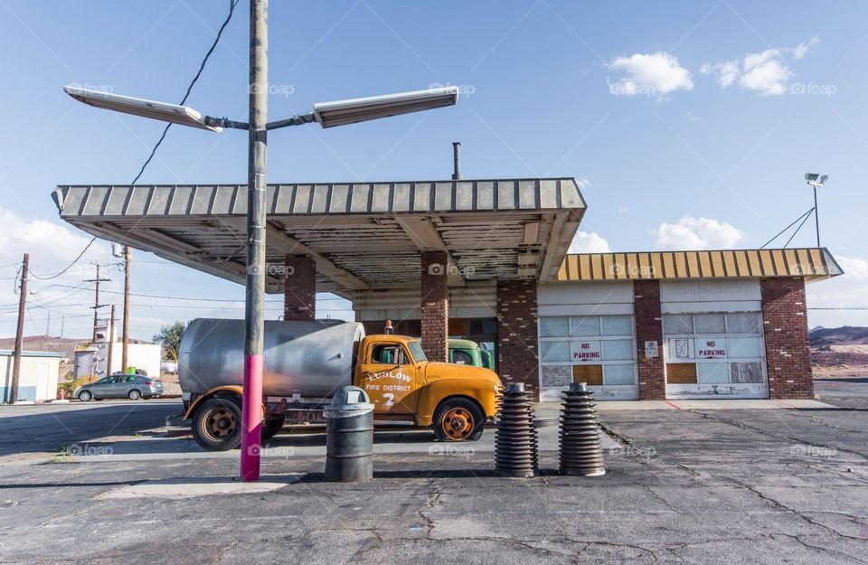 Abandoned gas station 