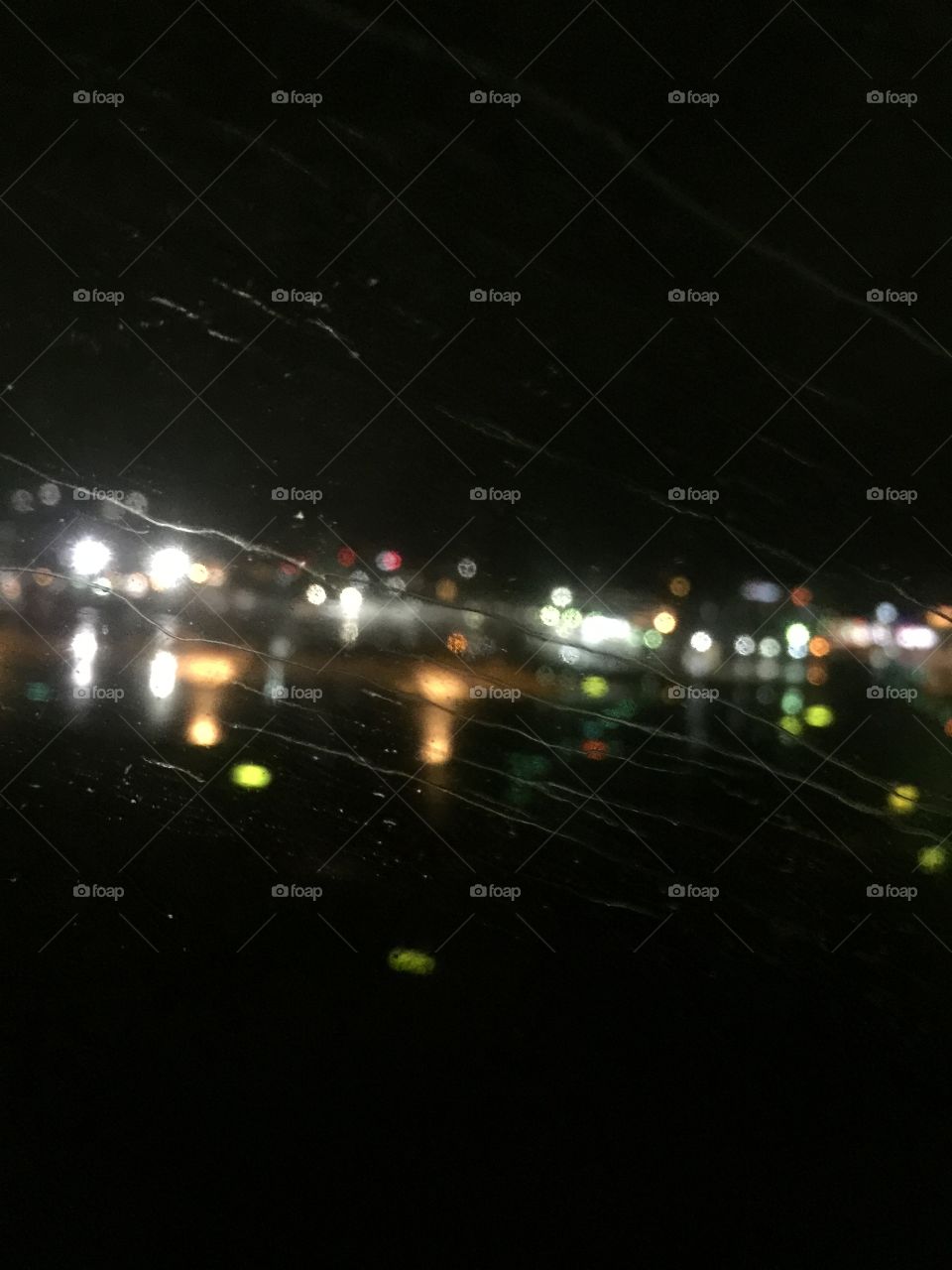 Raining from the airplane 