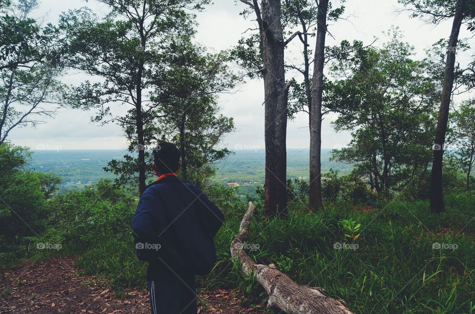 Point of View from the Tangkiling Hill in Kalimantan