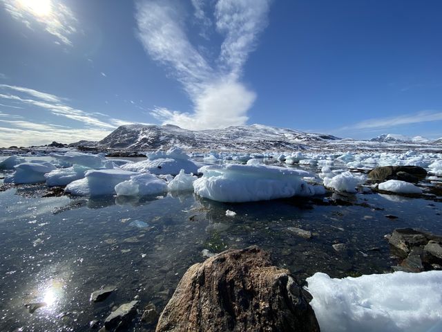 April month in Nanortalik Greenland 