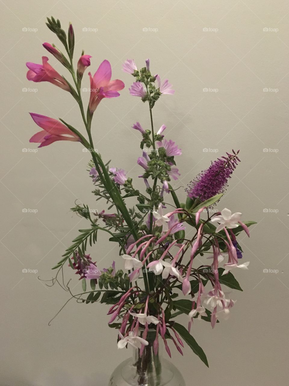 First bouquet of the year with wild flowers