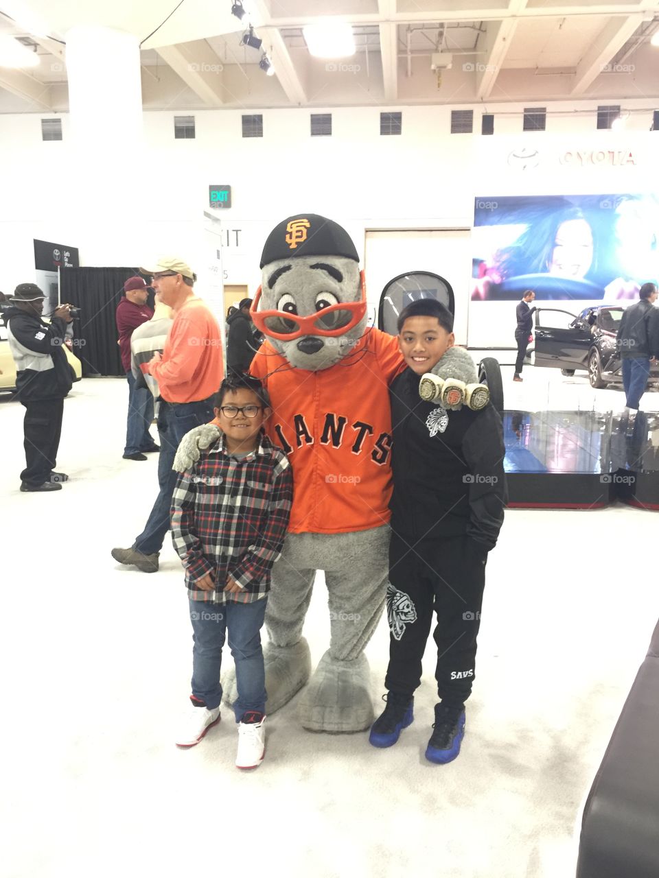 Lou seal loves the kids