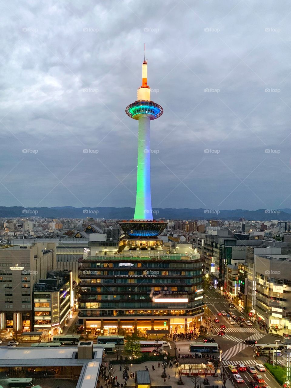 Kyoto Tower standing strong