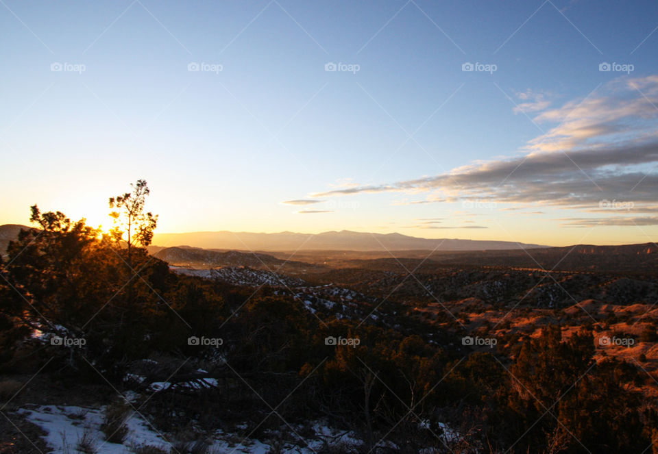 New Mexico sunset