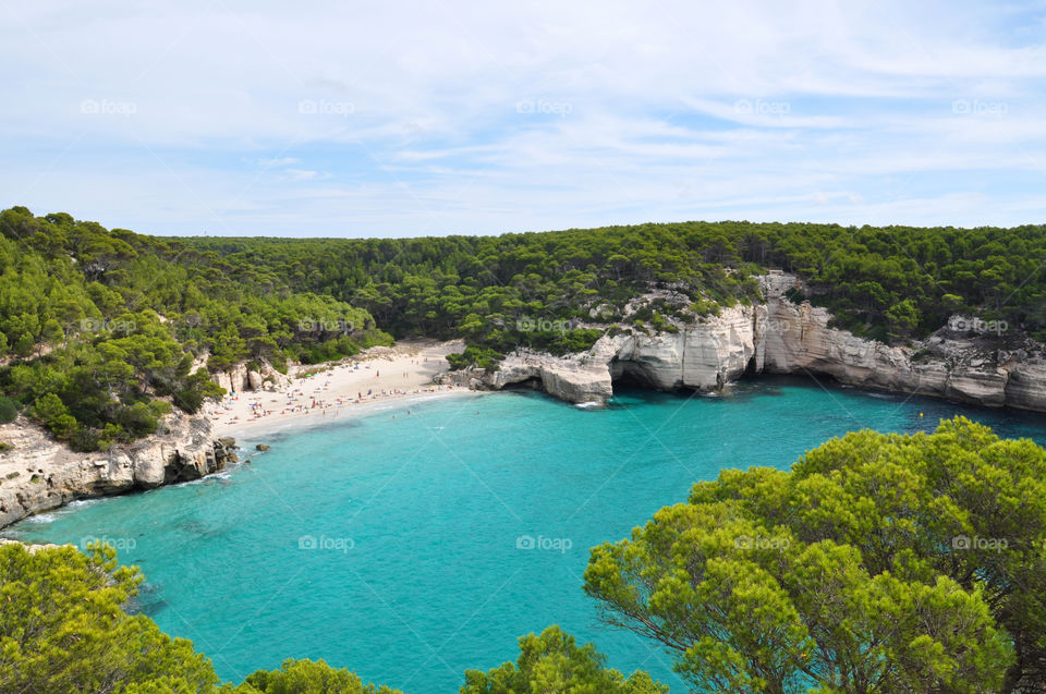 menorca Balearic island beach in Spain