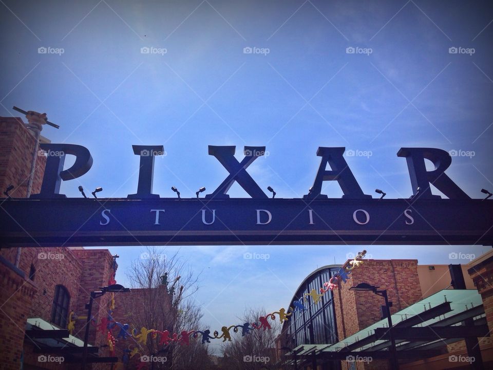 Pixar entrance 