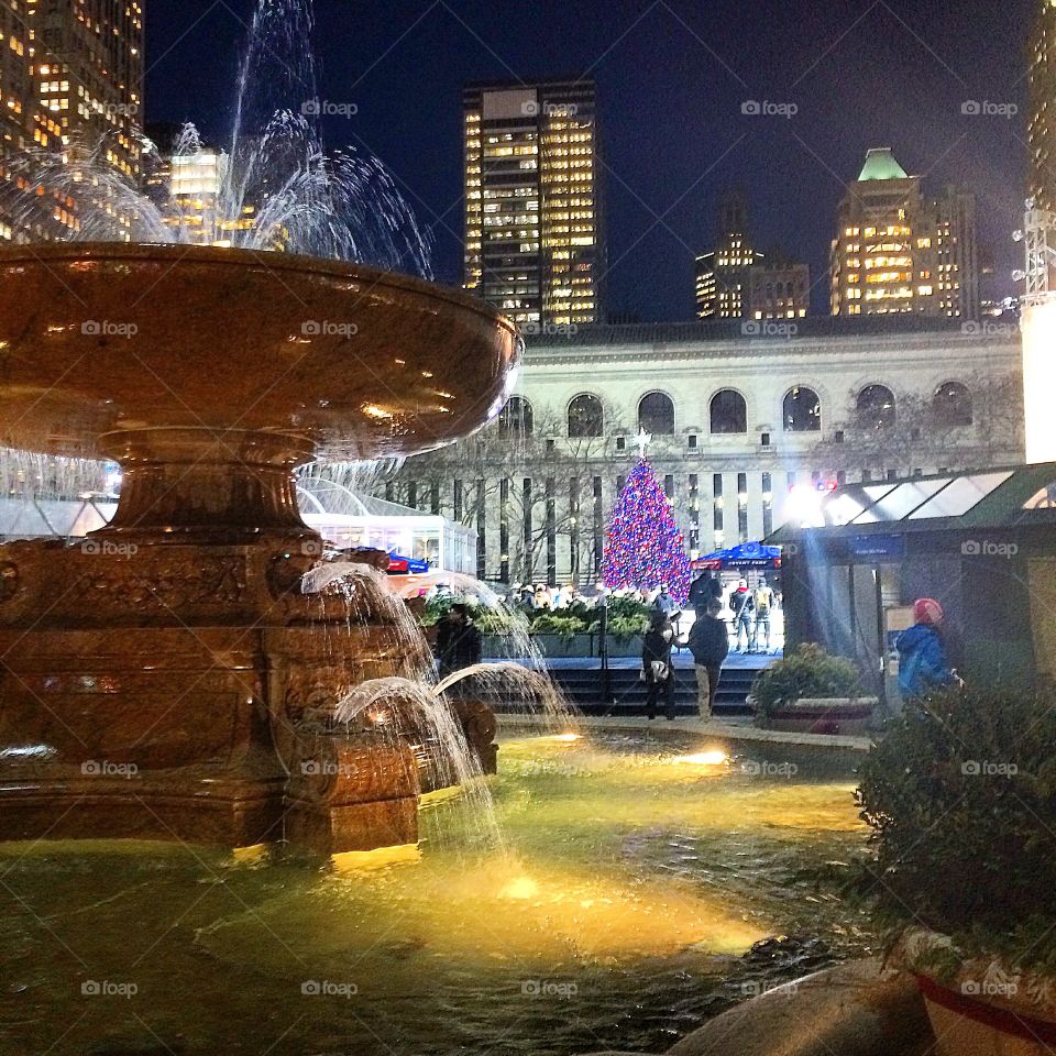 Winter in Bryant Park. There is no better escape within the city than Bryant Park- no matter the season 