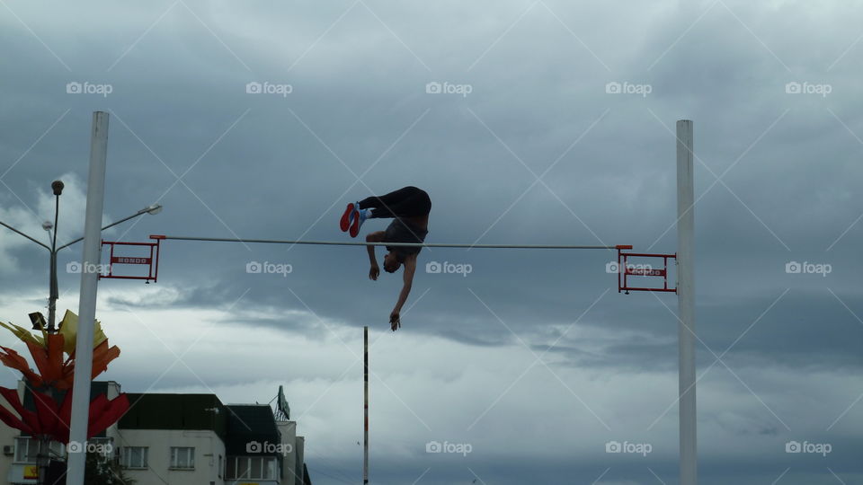 прыжок с шестом