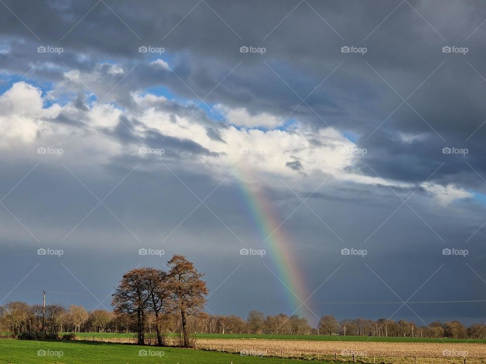 Rainbow after thunderstorm