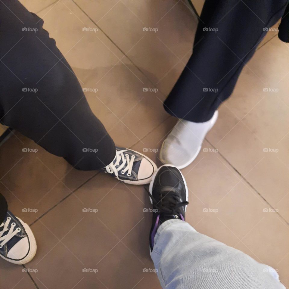 three shoes