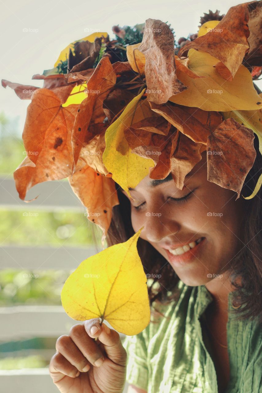 autumn leaves wreath