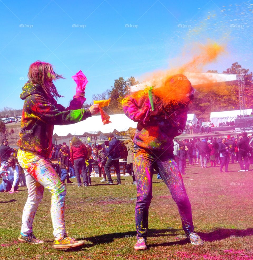 Colors festival fun
