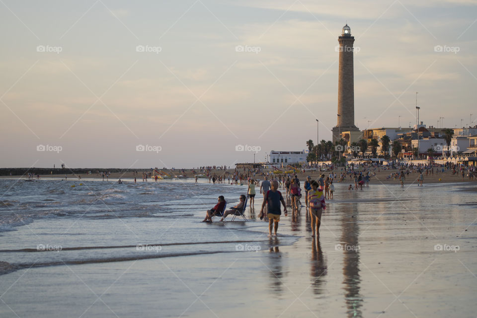Its lighthouse it's the tallest of Spain.