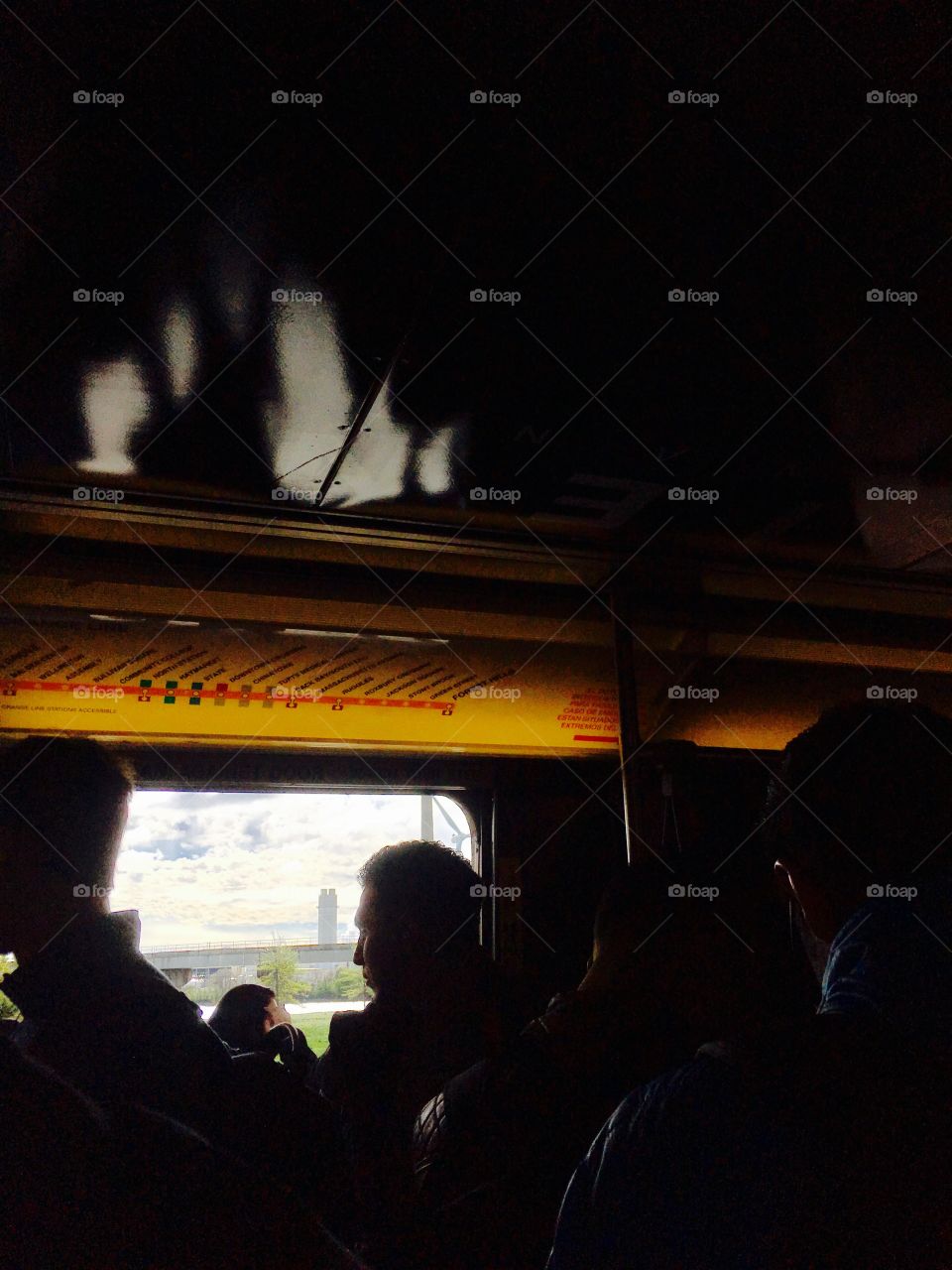 Alien commuters- orange line 