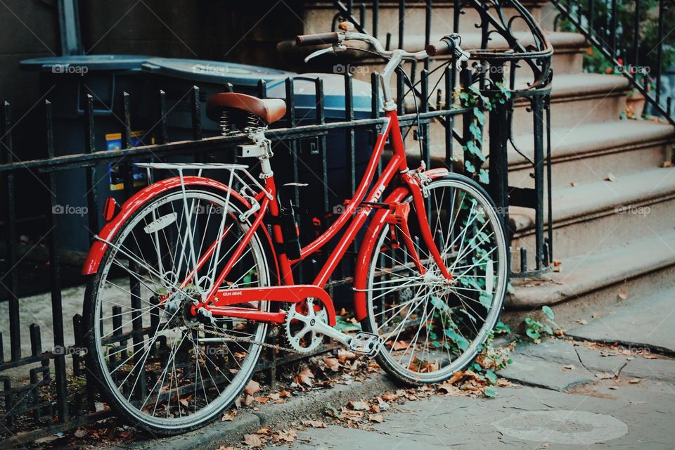 Red bike