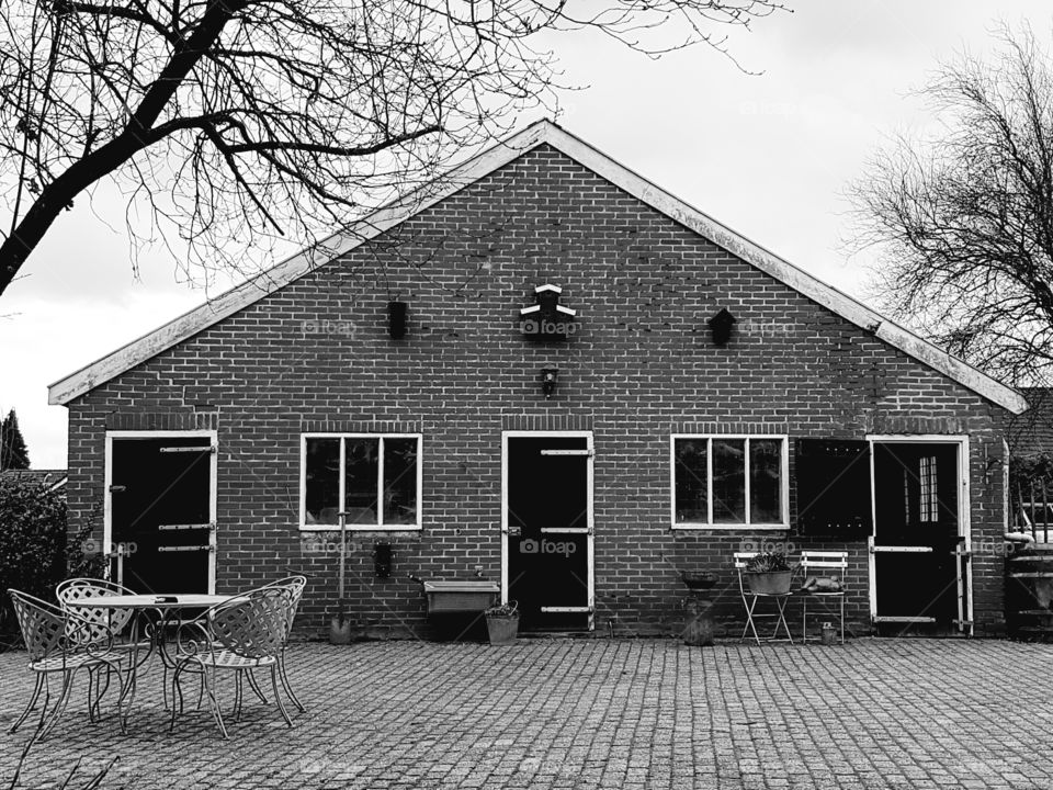 old stable, part of a farm in Holland