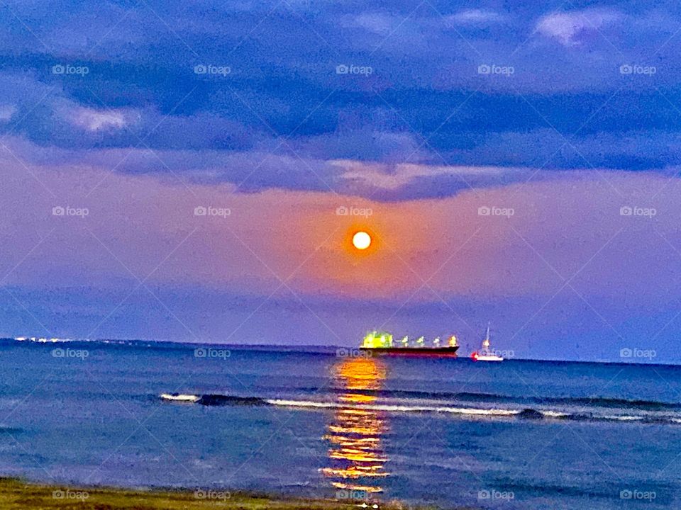 Full blue moon 31 October 2020 My Magic Cyprus Larnaca