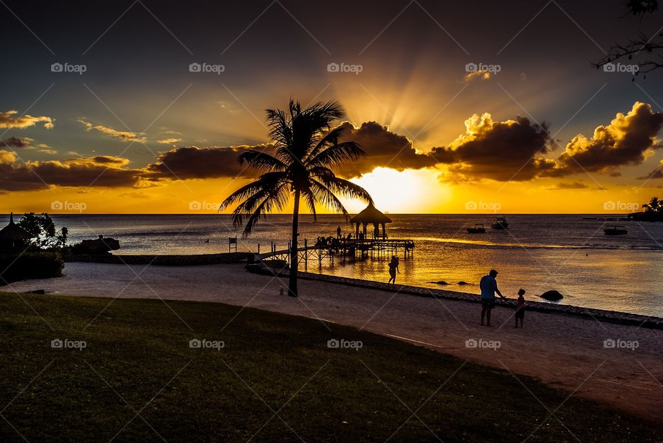 Mauritius Sunset 
