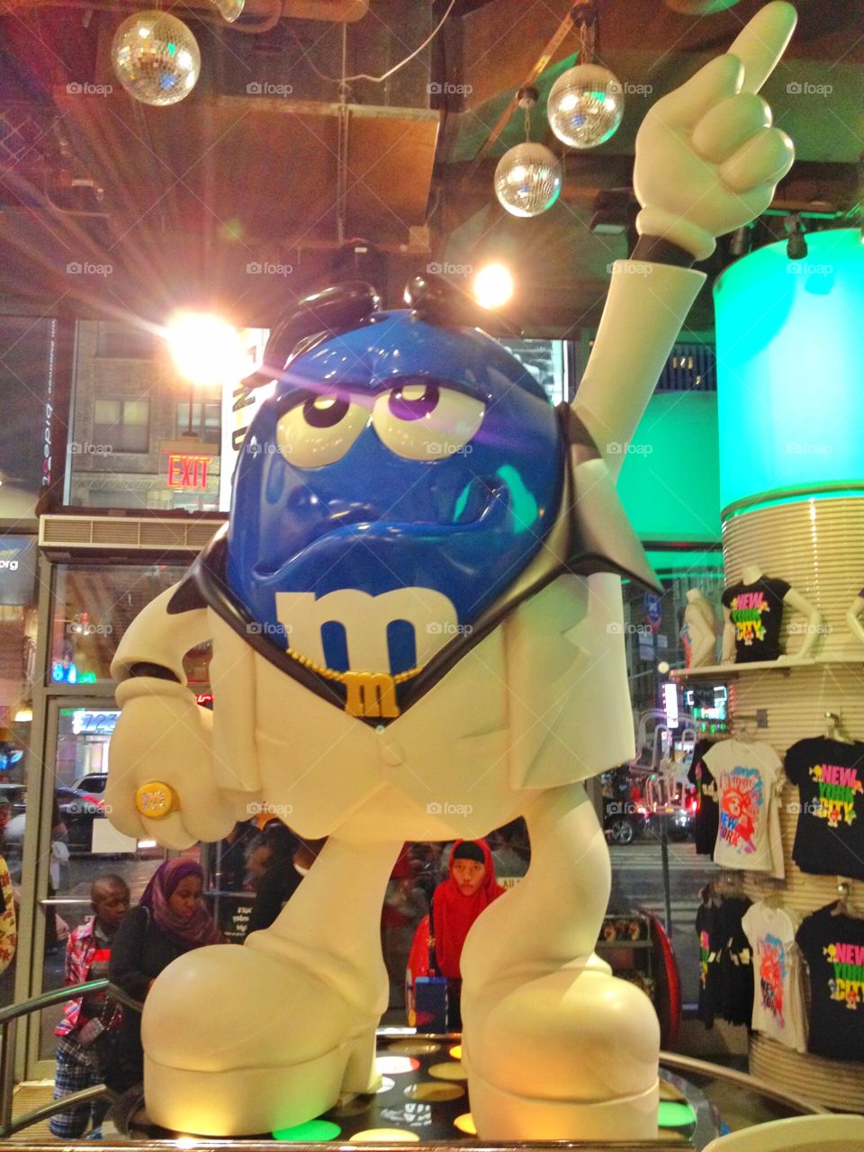 M&M Elvis Presley . M&M Elvis Presley  at New York city store